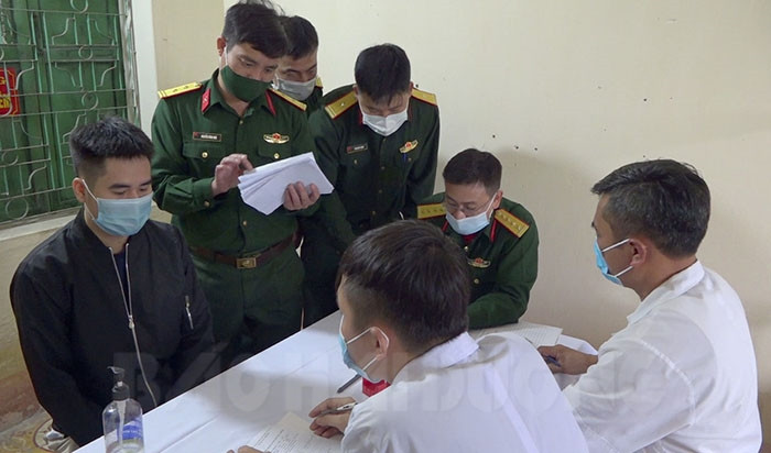 Tỷ lệ thanh niên Kinh Môn đến khám sơ tuyển nghĩa vụ quân sự đạt trên 88%